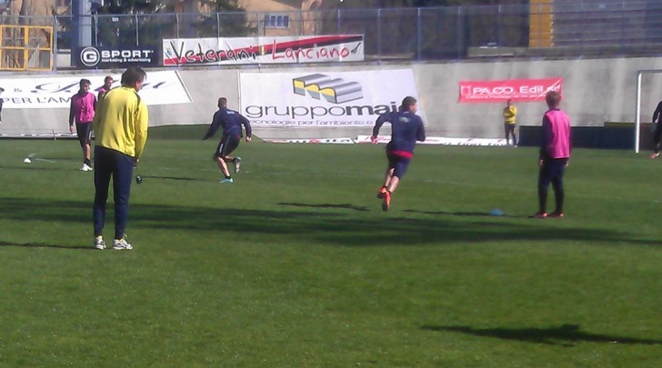 L'allenamento odierno della Virtus Lanciano