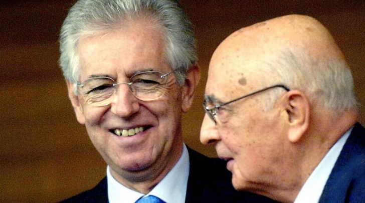 Mario Monti e Giorgio Napolitano