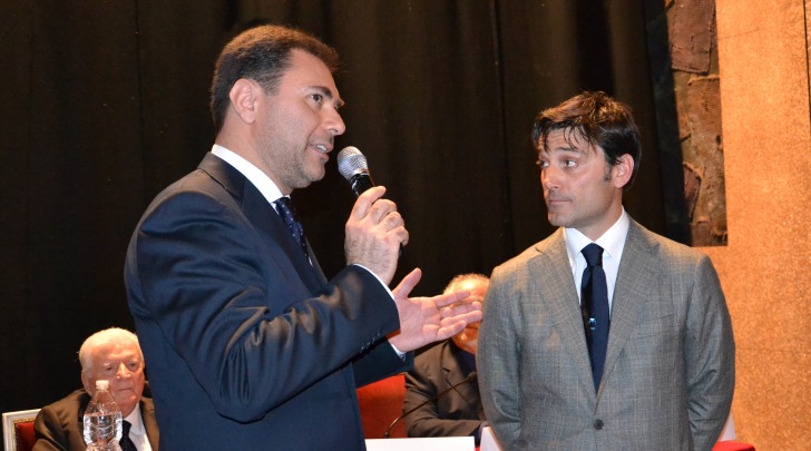 La premiazione di Vincenzo Montella nel 2012