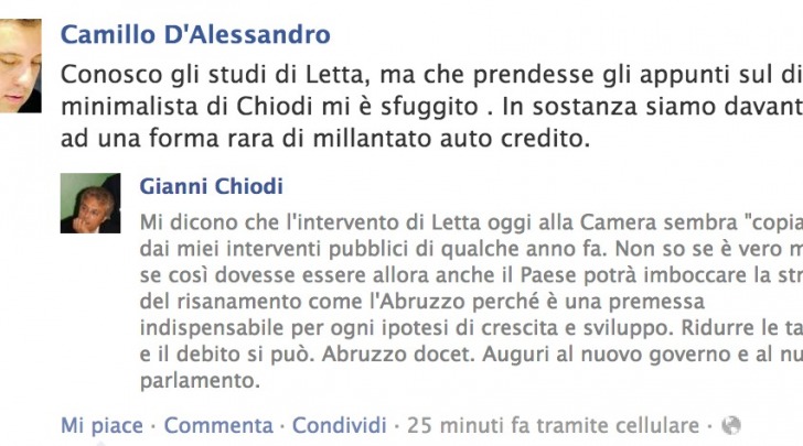facebook Camillo D'Alessandro