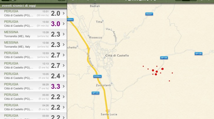 Terremoto Città di Castello