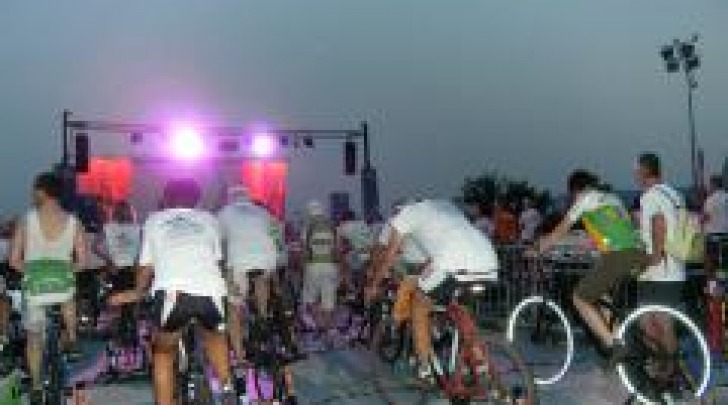 I pedalatori per il palco