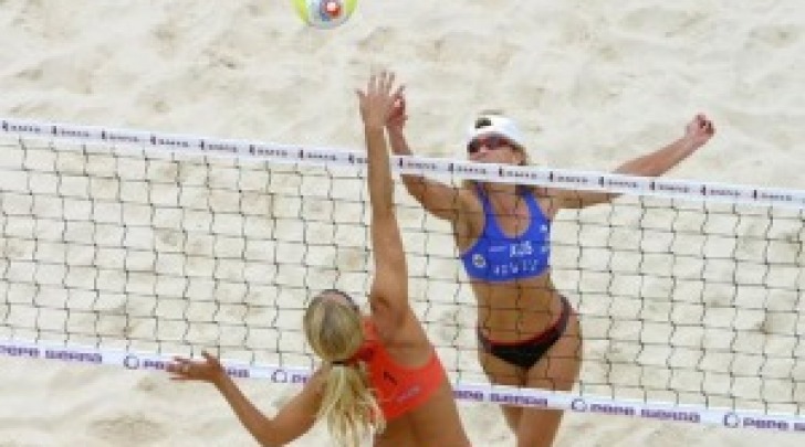 Atleti in tornei su spiaggia