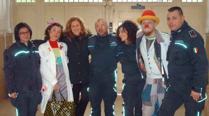 Clown al carcere di Chieti