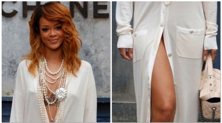 Rihanna, outfit sfilata Chanel