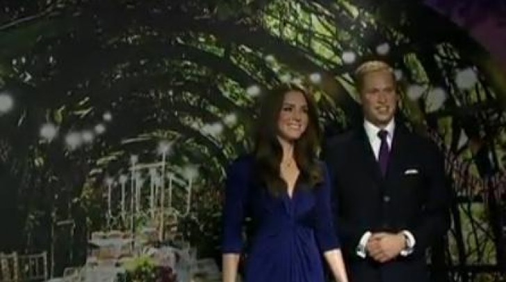 Le statue di cera di William e Kate