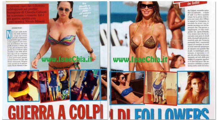 Nicole Minetti e Claudia Galanti