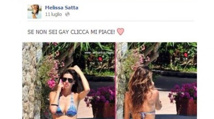 Melissa Satta fake