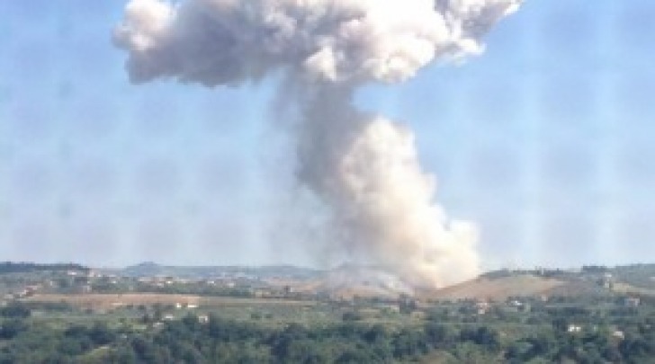 L'esplosione a Villa Cipressi