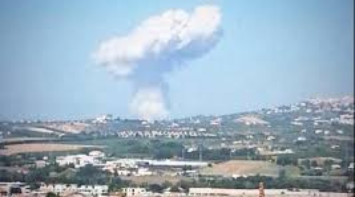 L'esplosione della fabbrica a Villa Cipressi