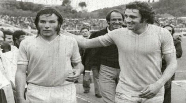 Oddi (a sinistra) e Chinaglia ai tempi della Lazio.