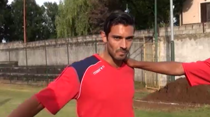 Lorenzo Del Pinto in allenamento