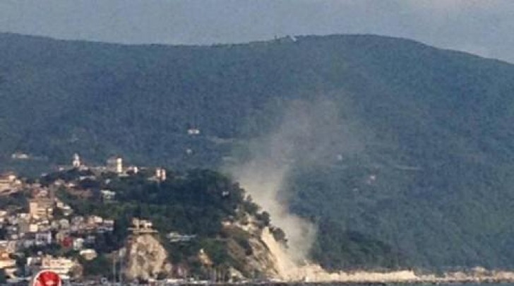 frana dopo terremoto Ancona