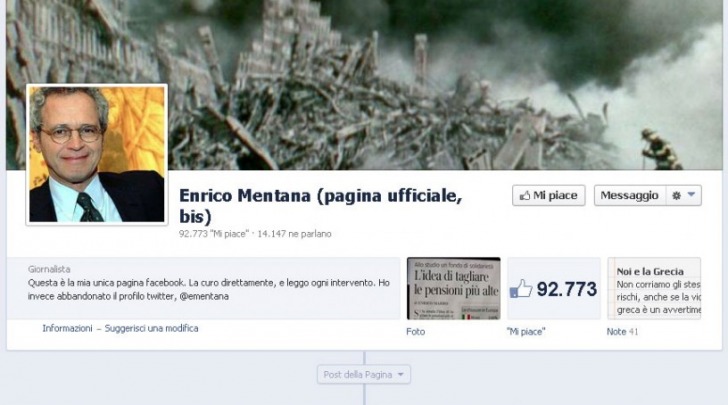 Facebook Enrico Mentana