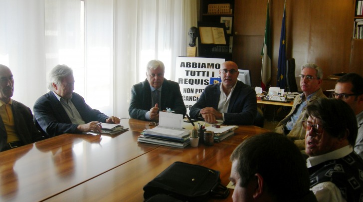 Un momento della conferenza stampa