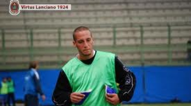 Giulio Daleno in allenamento con la Virtus Lanciano (2008/09)