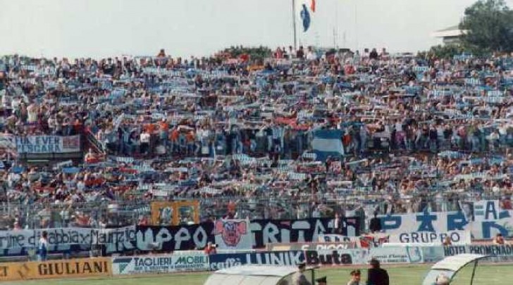 La curva sud del Pescara
