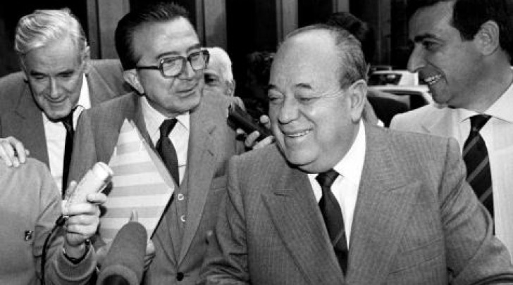 Giulio Andreotti e Remo Gaspari