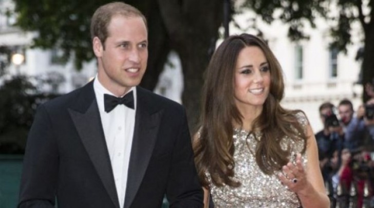 William, Kate e George