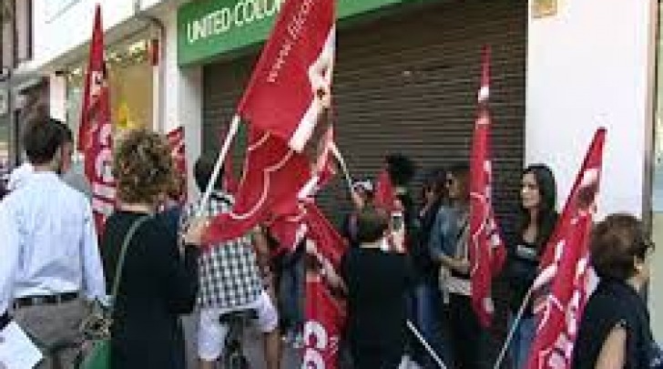 Manifestazione lavoratori Benetton 