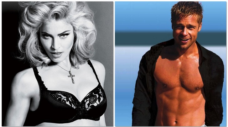 Madonna  - Brad Pitt