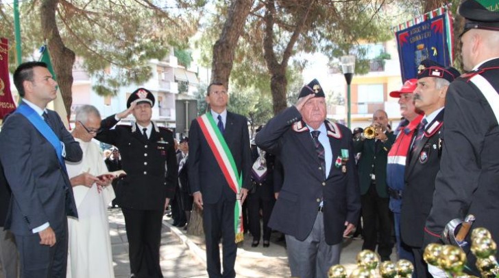 Un momento della giornata di commemorazione a Pescara
