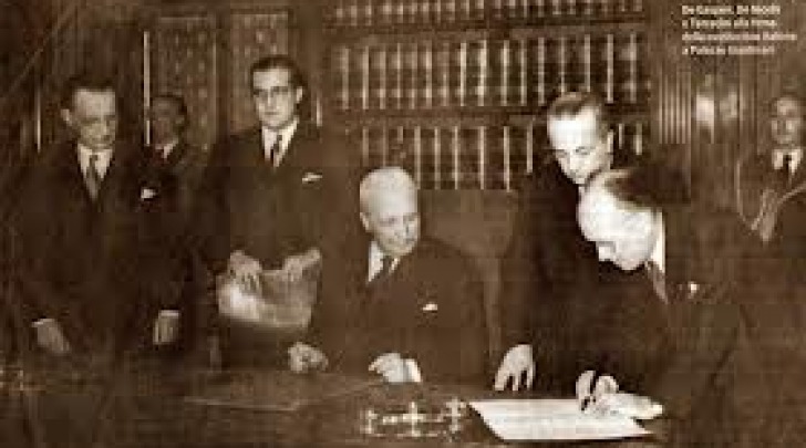 La firma della Costituzione, il 27 dicembre 1947