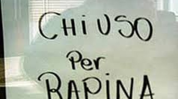 Chiuso per rapina