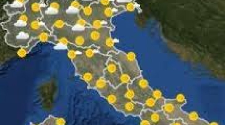Piogge al nord, sole resto Italia