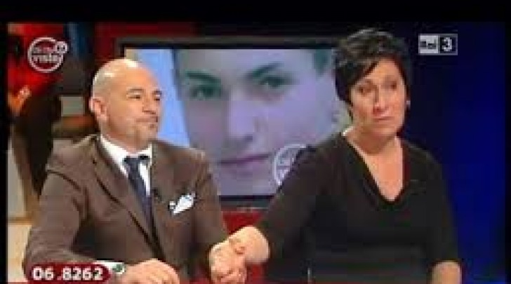 Luisella Caldora con l'avvocato Stefano Palmeri a "Chi l'ha visto?"