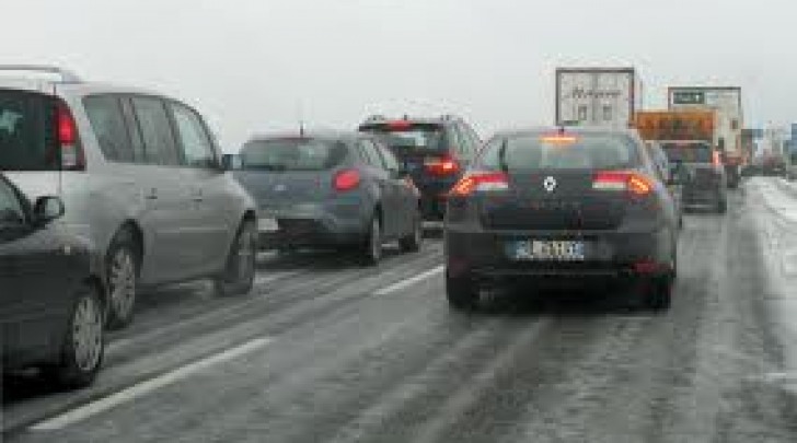 Coda chiusura autostrada 