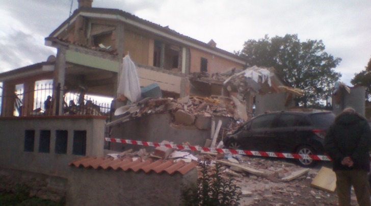 La villetta esplosa