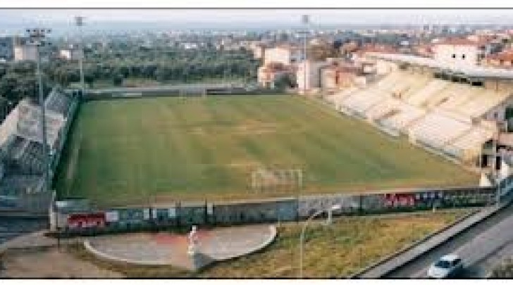 Lo stadio "Guido D'Ippolito" di Lamezia Terme