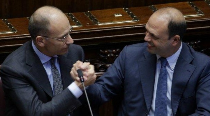 Enrico Letta e Angelino Alfano