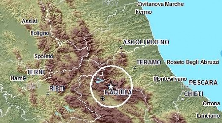 mappa terremoto