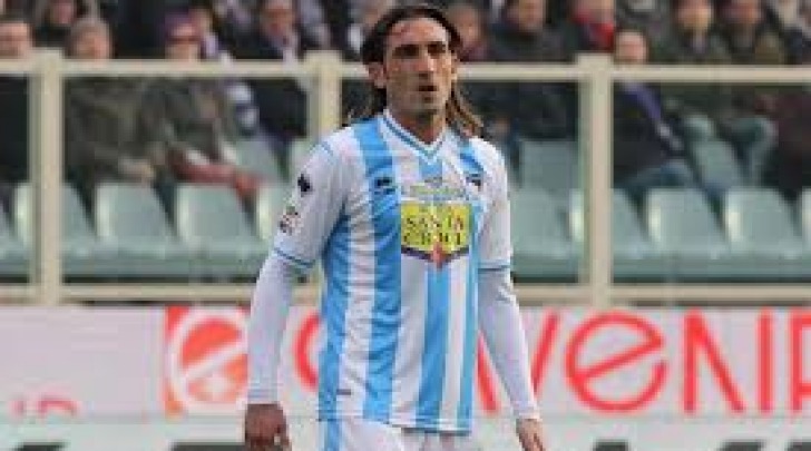 Francesco Modesto con la maglia del Pescara 