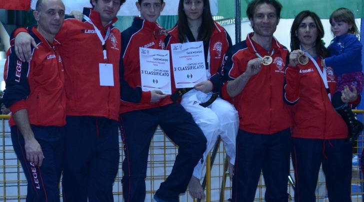 Il team abruzzese ai Campionati nazionali di taekwondo poomse