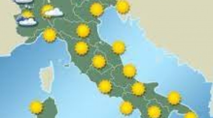 Sole su tutta Italia