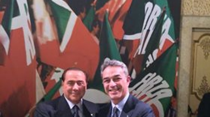 Nazario Pagano e Silvio Berlusconi