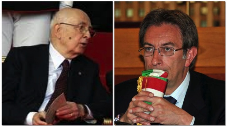 Giorgio Napolitano e Massimo Cialente