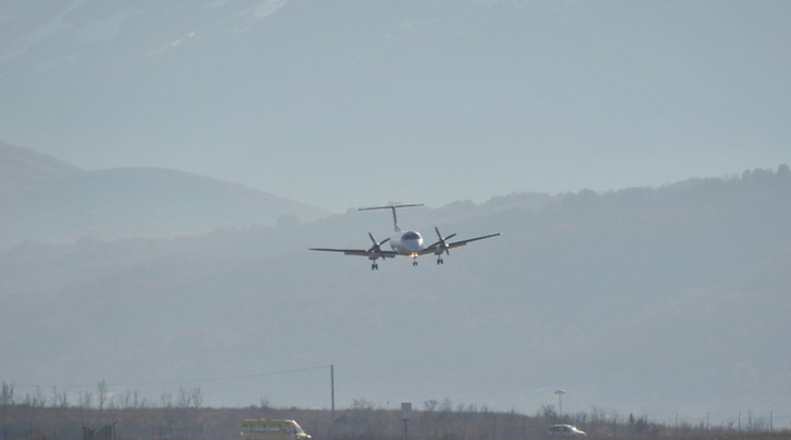 Aeroporto dei Parchi primo volo