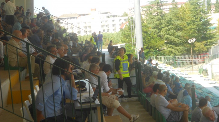 Pubblico allo stadio "Angelini" di Chieti