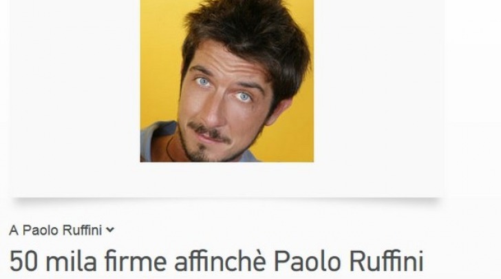 Paolo Ruffini petizione online