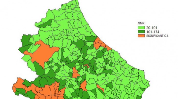 La mappa del rischio tumorale abruzzese