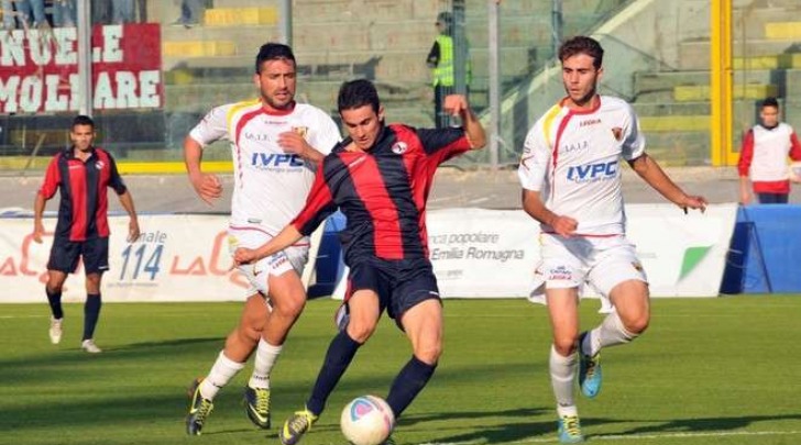Frediani in azione col Benevento (foto dalla rete)