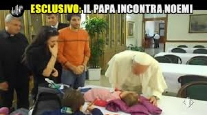 Noemi e Papa Francesco