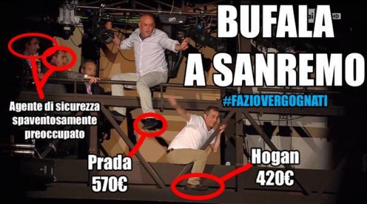 #Faziovergognati