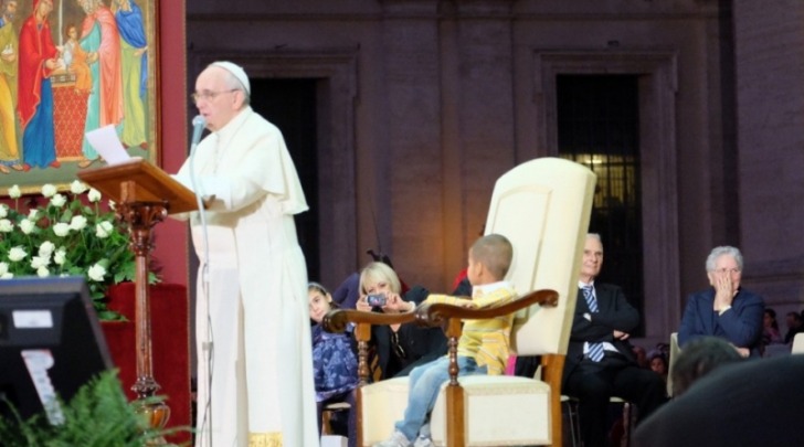 Didier Ferruccio e Papa Francesco