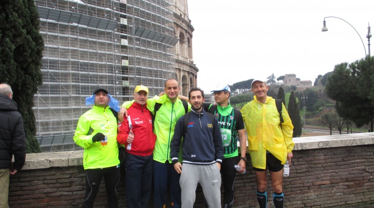 Alcuni Runners teatini alla Maratona di Roma