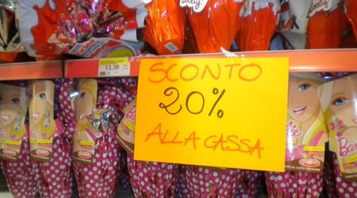 uova di pasqua sconto